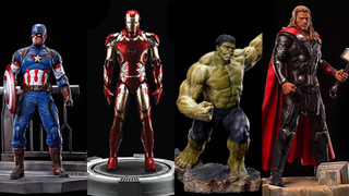 Illustration for article titled Dragon's Avengers 2 Models Feature Badass Hulkbuster, Petrifying Ultron